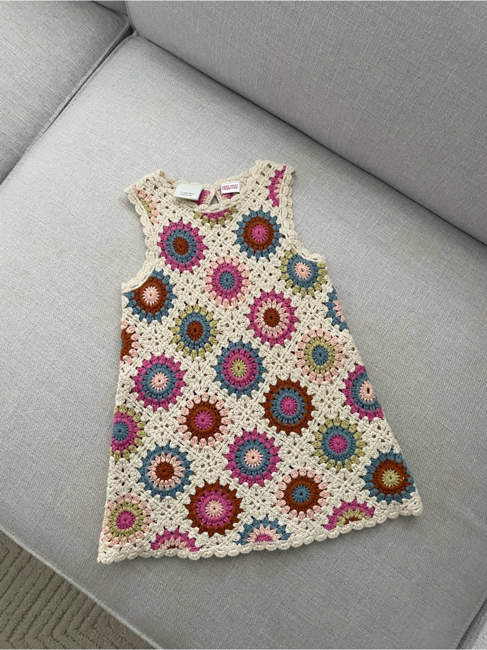 Zara crochet dress
